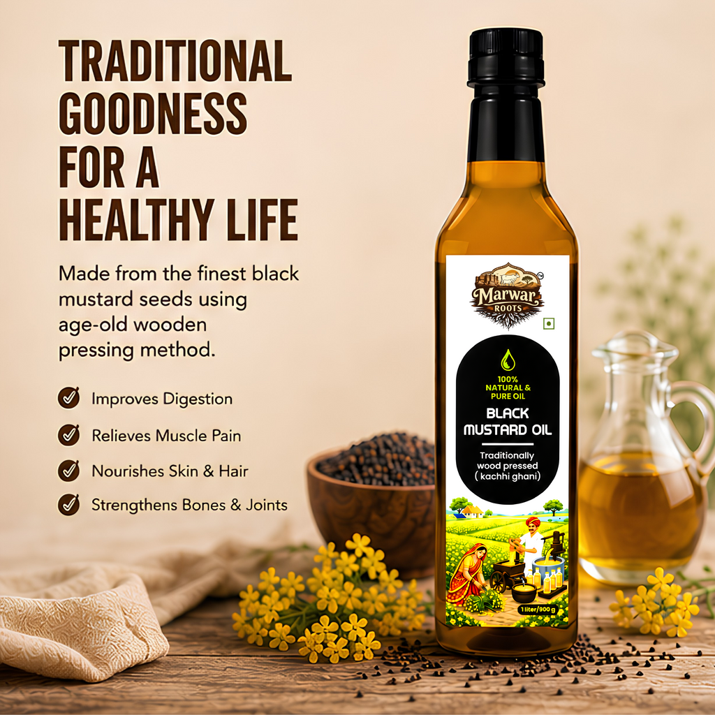 Black Mustard Oil – 1 Liter