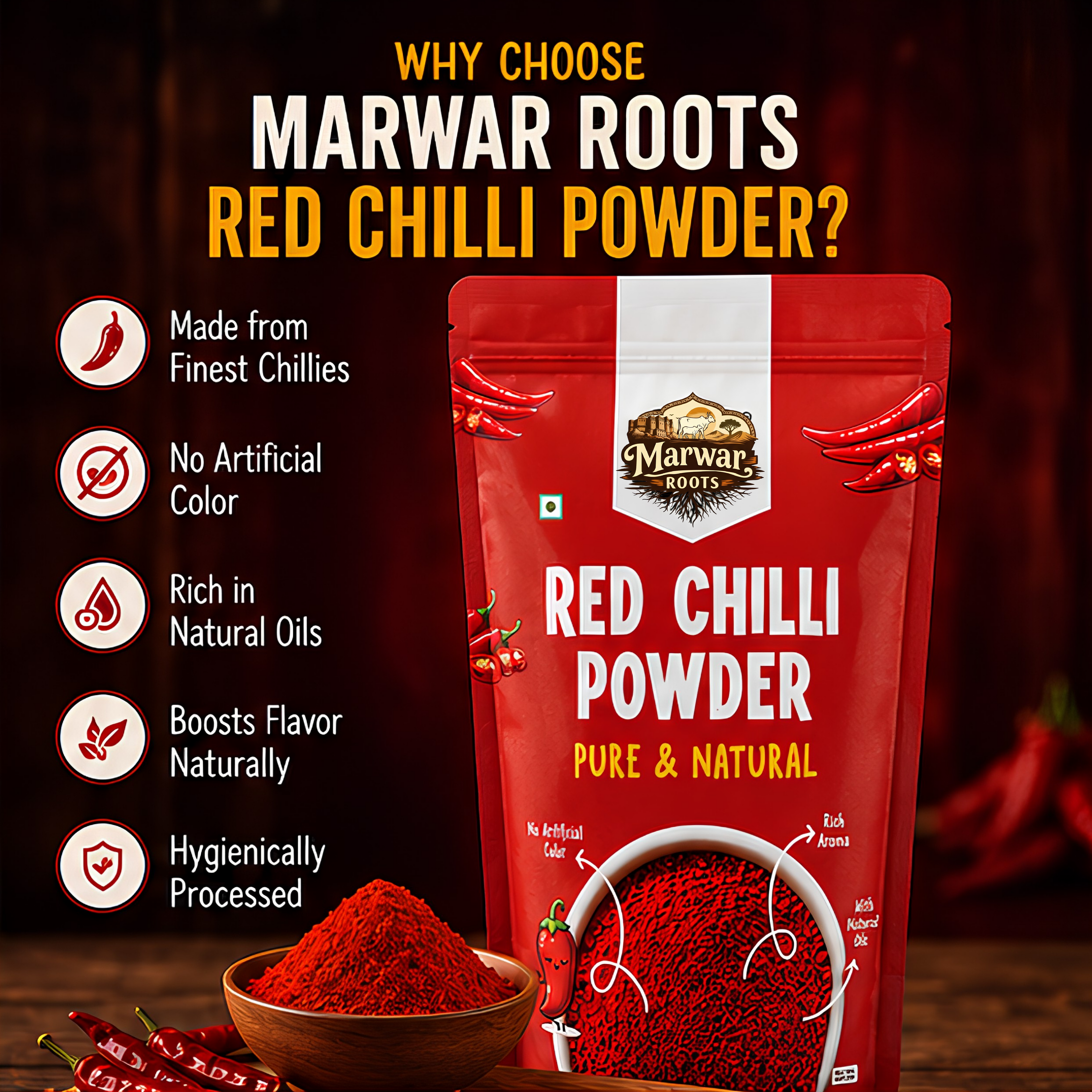Mirchi (Red Chilli) Powder