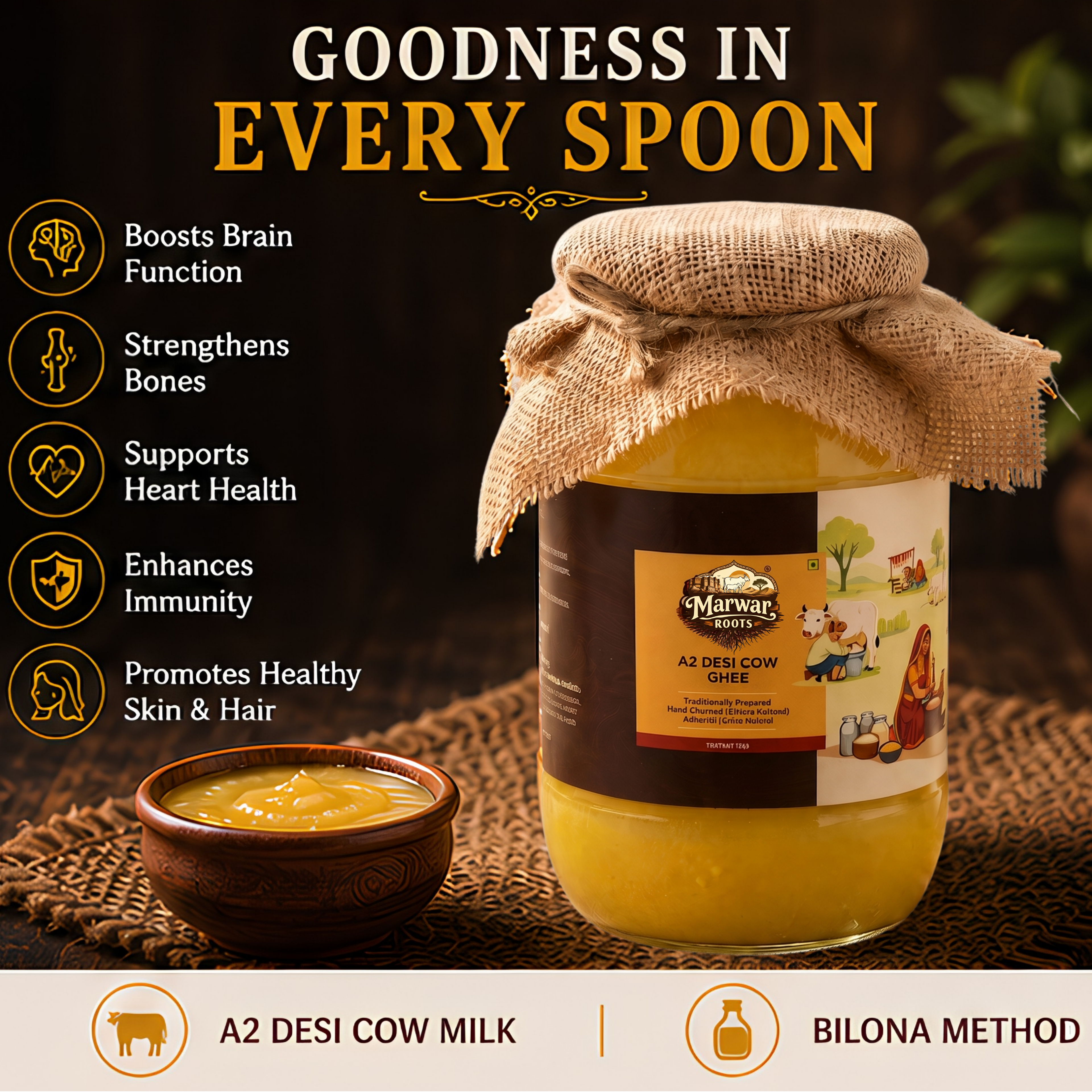 A2 Desi Cow Ghee